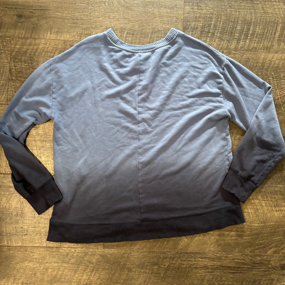 Splendid Blue Ombré long sleeve Knit Top - Picture 4 of 4